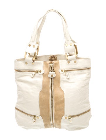 Leather Mona Expandable Tote Large