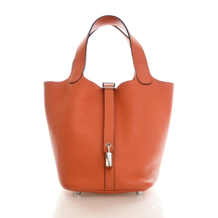 Hermes Hermes Terre Battue Clemence Picotin Lock 18