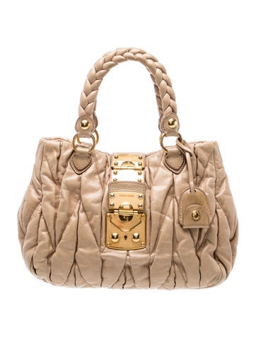 Leather Top Handle Bag