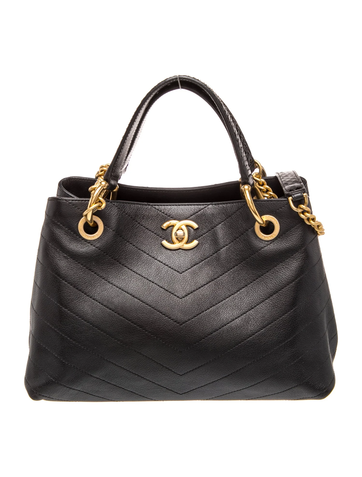 Small Chevron Chic Shopping Tote