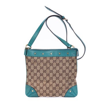 Canvas Flat Messenger Crossbody