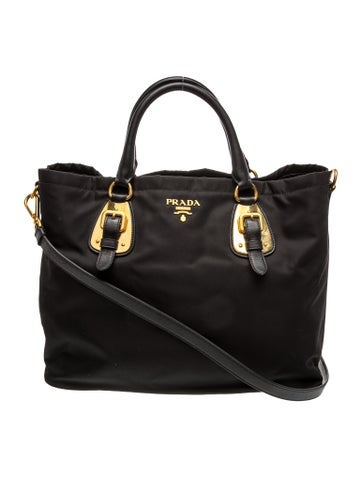 Tessuto Nylon Top Handle Bag
