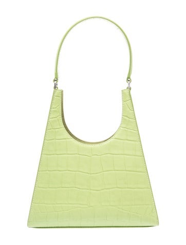 Embossed Leather Shoulder Bag