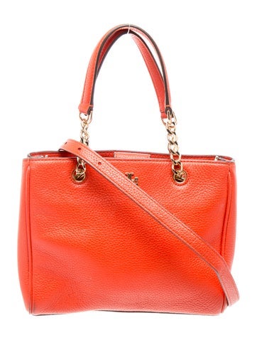 Leather Top Handle Bag