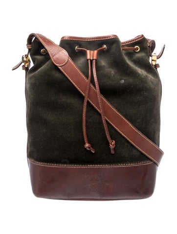 Suede Bucket Bag