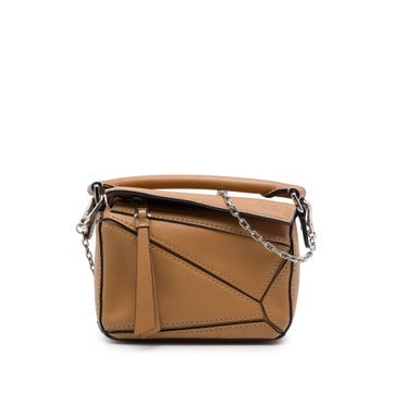 Nano Calfskin Puzzle Satchel