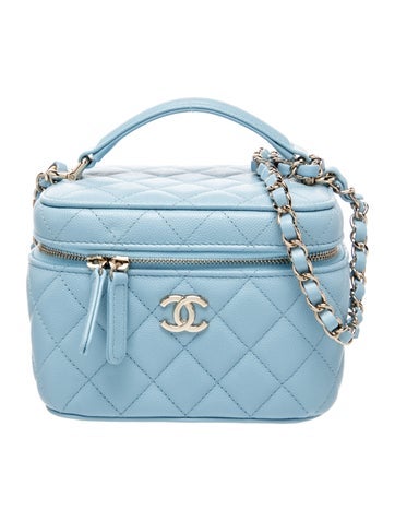Quilted Top Handle Vanity Case