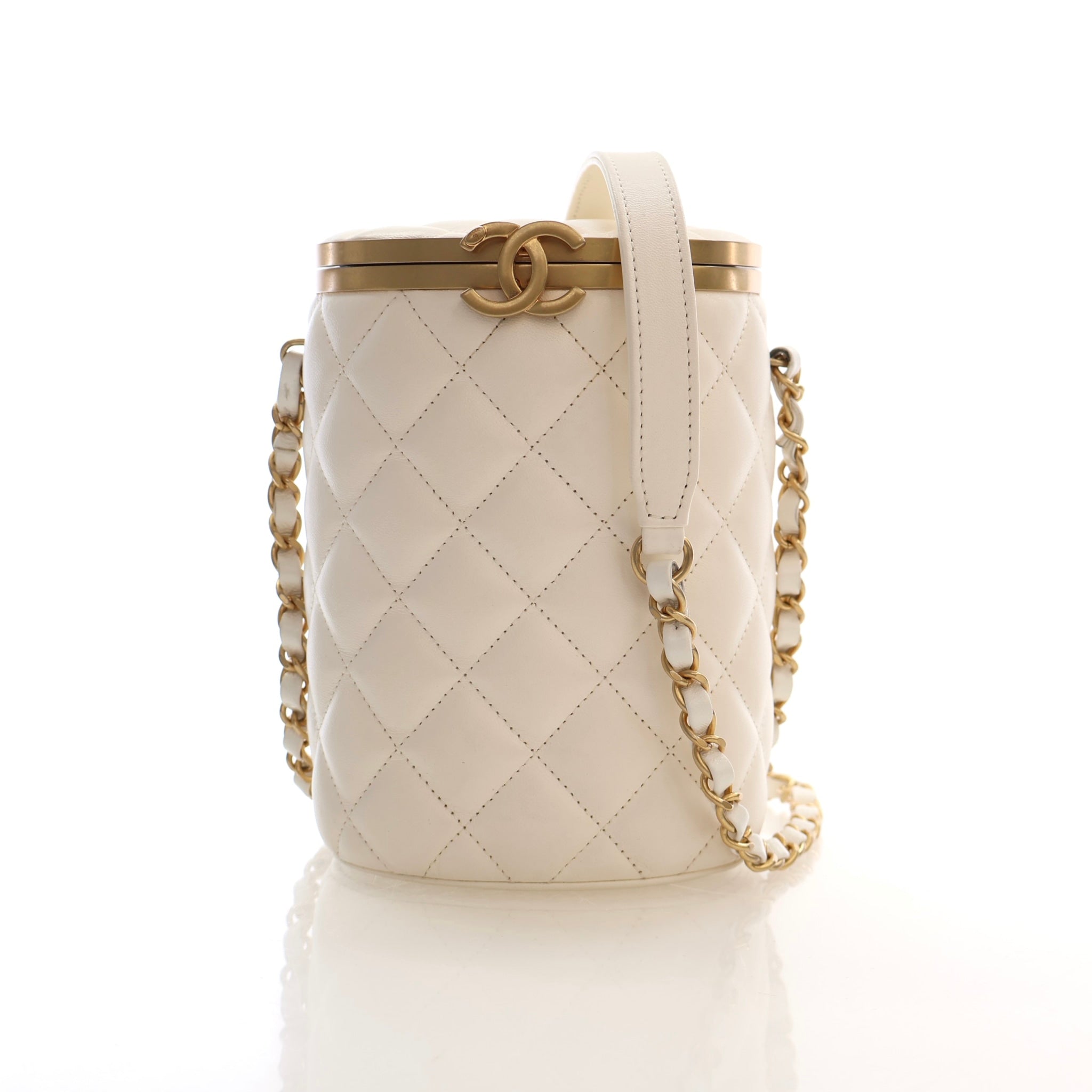 Chanel Small Lambskin Crown Box Bag