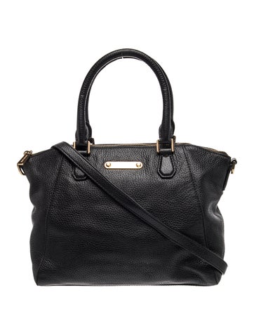 Leather Top Handle Bag