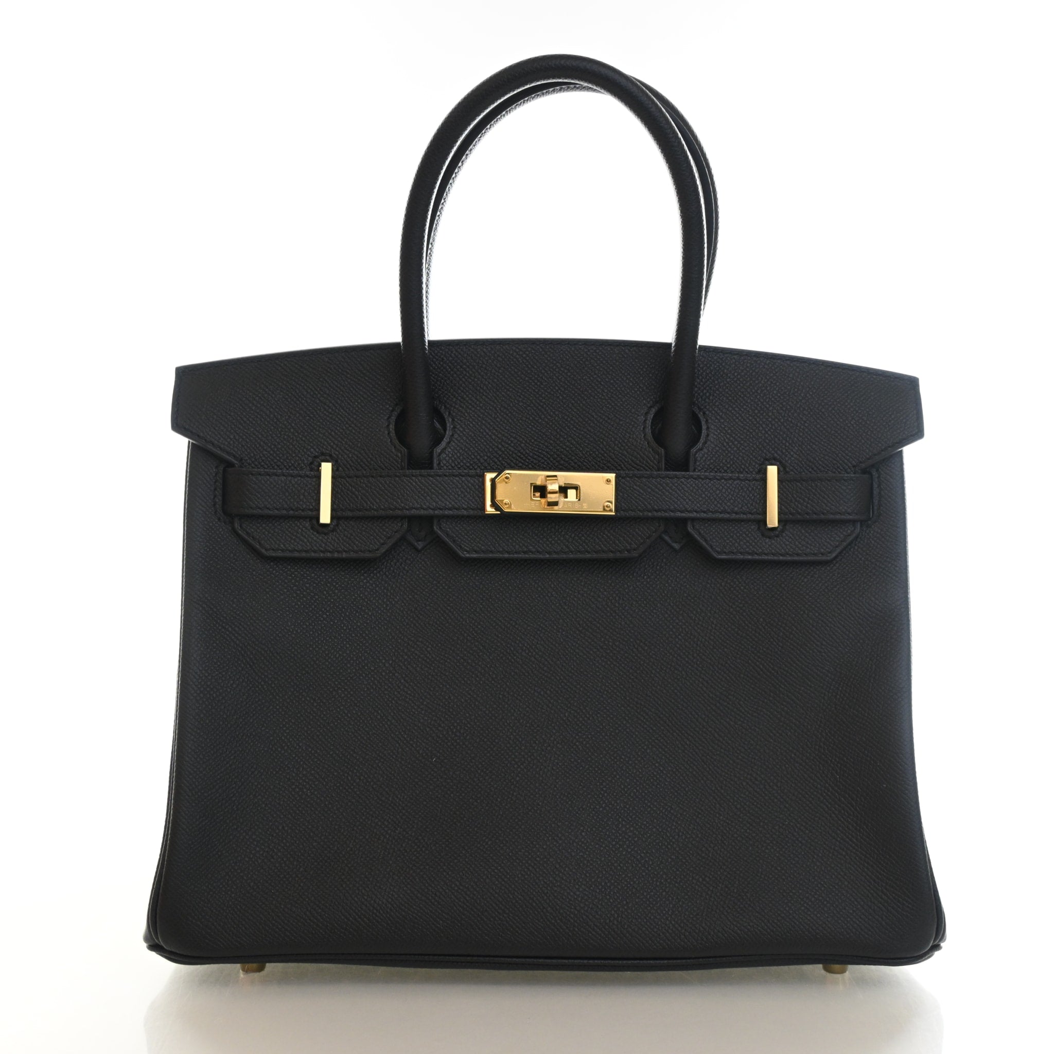 Hermes Noir Epsom Birkin 30