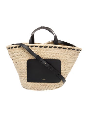A.P.C. Straw Crossbody Bag