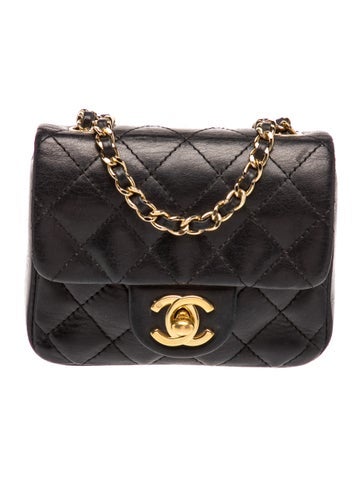 Quilted Micro Flap Bag