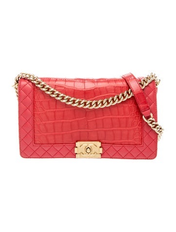 Large Alligator Reverso Boy Bag