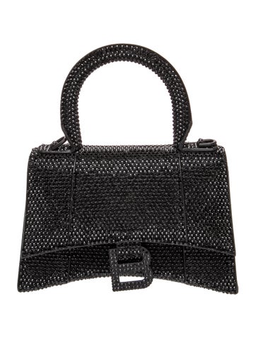 Crystal Strass Suede Hourglass XS