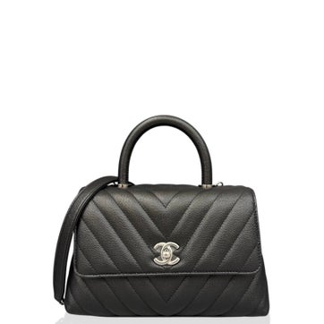 Calfskin Top Handle Bag Small