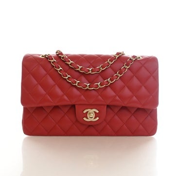 Lambskin Classic Double Flap Bag Medium