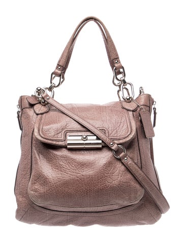 Leather Top Handle Bag