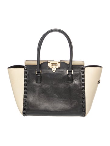 Rockstud Top Handle Bag