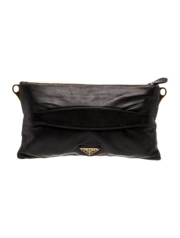 Leather nappa Clutch
