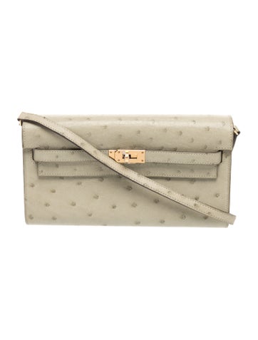 Hermes 2023 Ostrich Kelly To Go Wallet