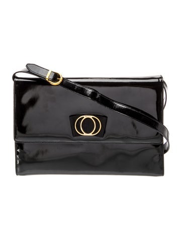 Patent Leather Shoulder Bag Large