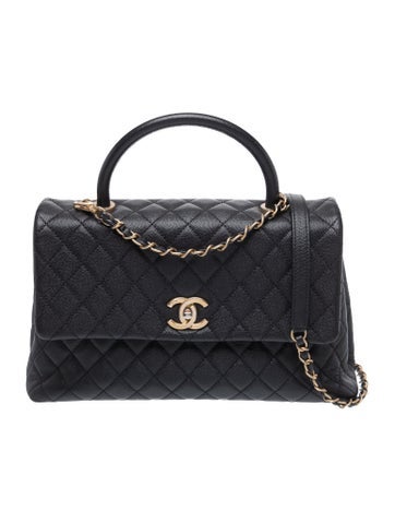 Large Coco Handle Bag w/ Chain