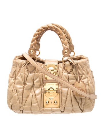 Leather Top Handle Bag