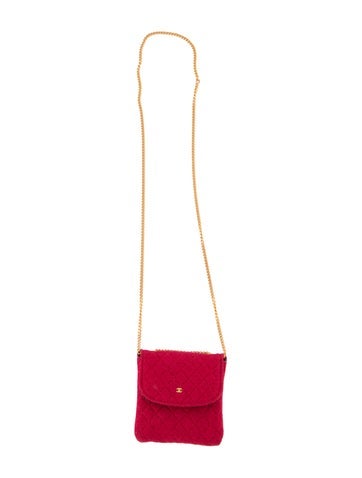 Quilted Jersey Micro Flap Bag