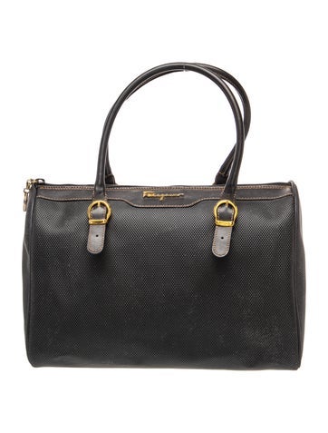 Leather Top Handle Bag