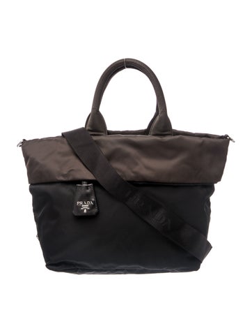 Tessuto Nylon Top Handle Bag