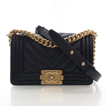 Chevron Boy Bag Small