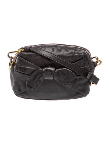 Enameled Metal Triangle Crossbody Bag