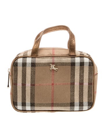 House Check Top Handle Bag