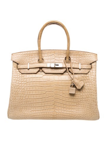 Matte Porosus Crocodile Birkin 35