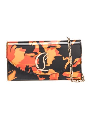 Patent Leather Loubi54 Clutch