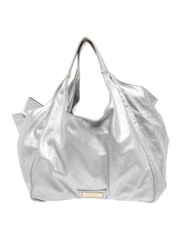 Leather Nuage Bow Hobo