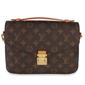 Coated Canvas Pochette Metis