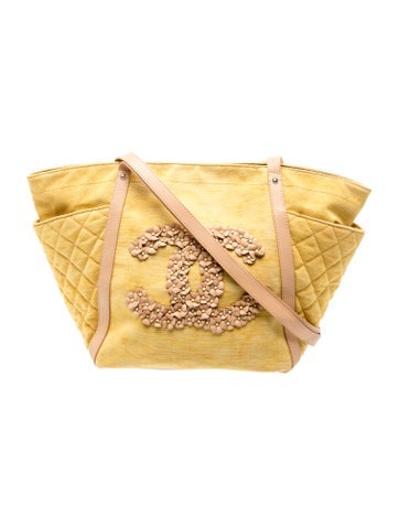 Denim Camellia CC Tote