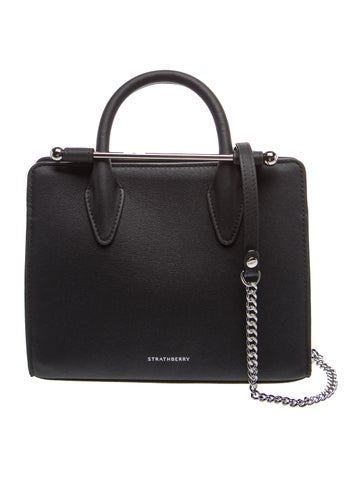 Strathberry Leather Top Handle Bag Mini 2024