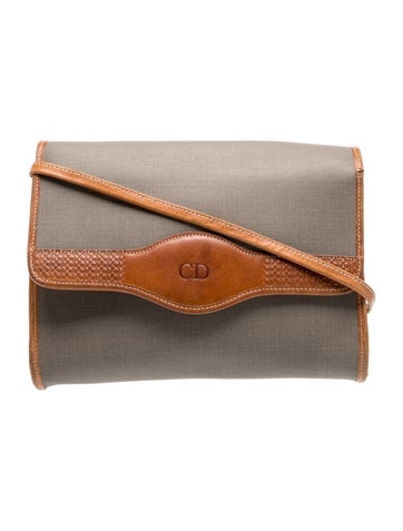 Canvas - Oblique Saddle Messenger Bag Vintage