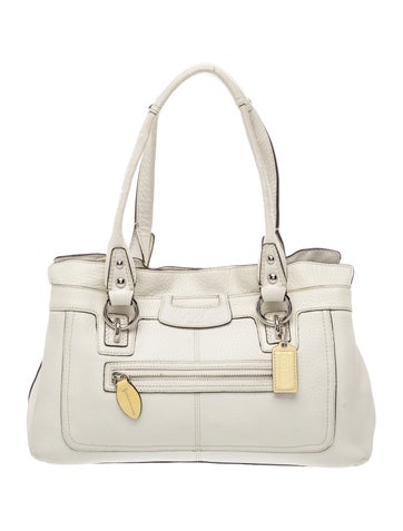Leather Top Handle Bag