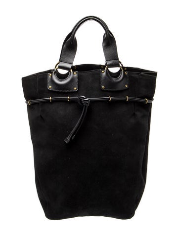 Suede Bucket Bag