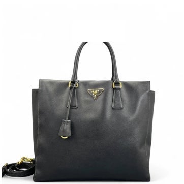 Saffiano Lux Leather Tote Medium