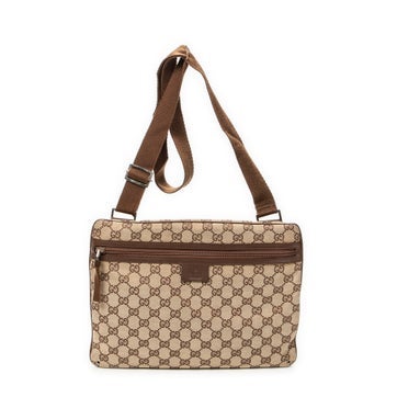 Canvas Front Pocket Flat Crossbody