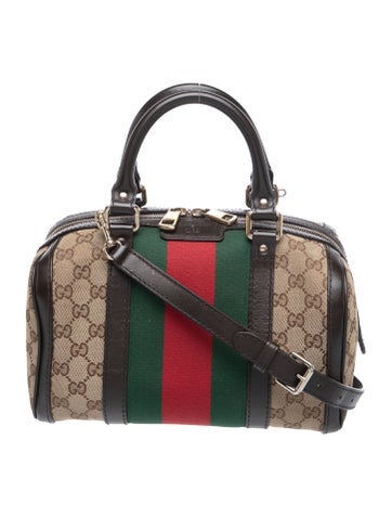 GG Canvas Boston Mini