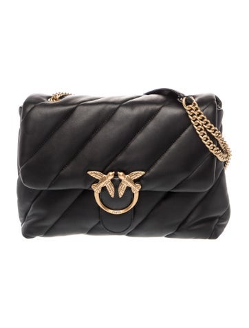 Pinko Leather Shoulder Bag