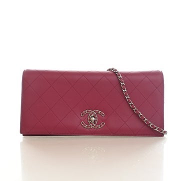 Lambskin Clutch On Chain