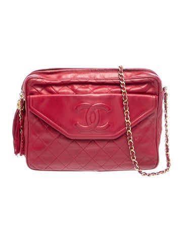 Quilted Tassel Camera Bag