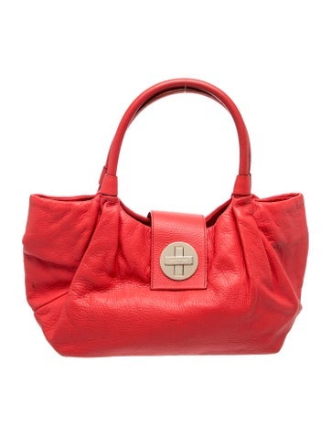 Leather Top Handle Bag
