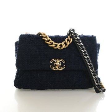 Tweed Flap Bag 19